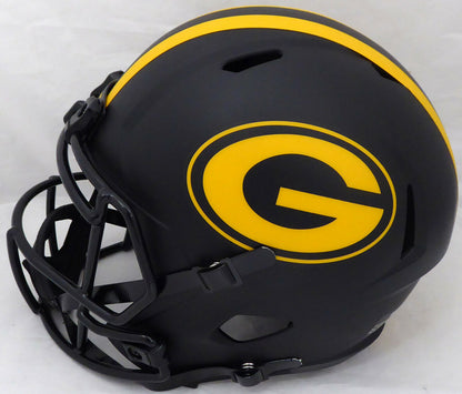 JORDAN LOVE GREEN BAY PACKERS AUTOGRAPHED BLACK ECLIPSE FULL SIZE HELMET177055 (BAS COA)