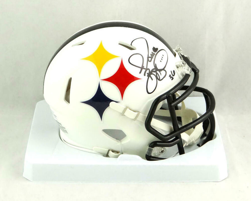 Jerome Bettis Pittsburgh Steelers Signed Pittsburgh Steelers AMP Speed Mini Helmet (BAS COA)