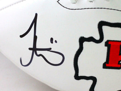 Tyreek Hill Kansas City Chiefs Signed Kansas City Chiefs Logo Football *Black (BAS COA)