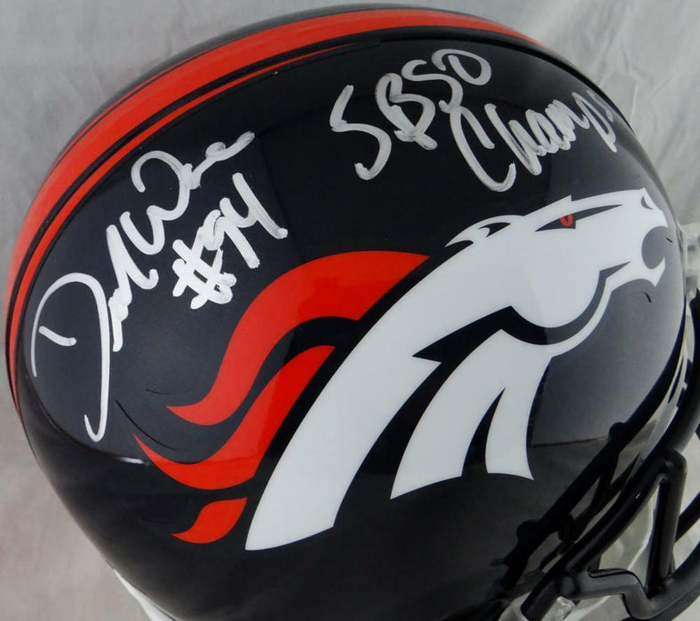 DeMarcus Ware Denver Broncos Signed F/S Helmet w/ SB Champ (JSA COA)