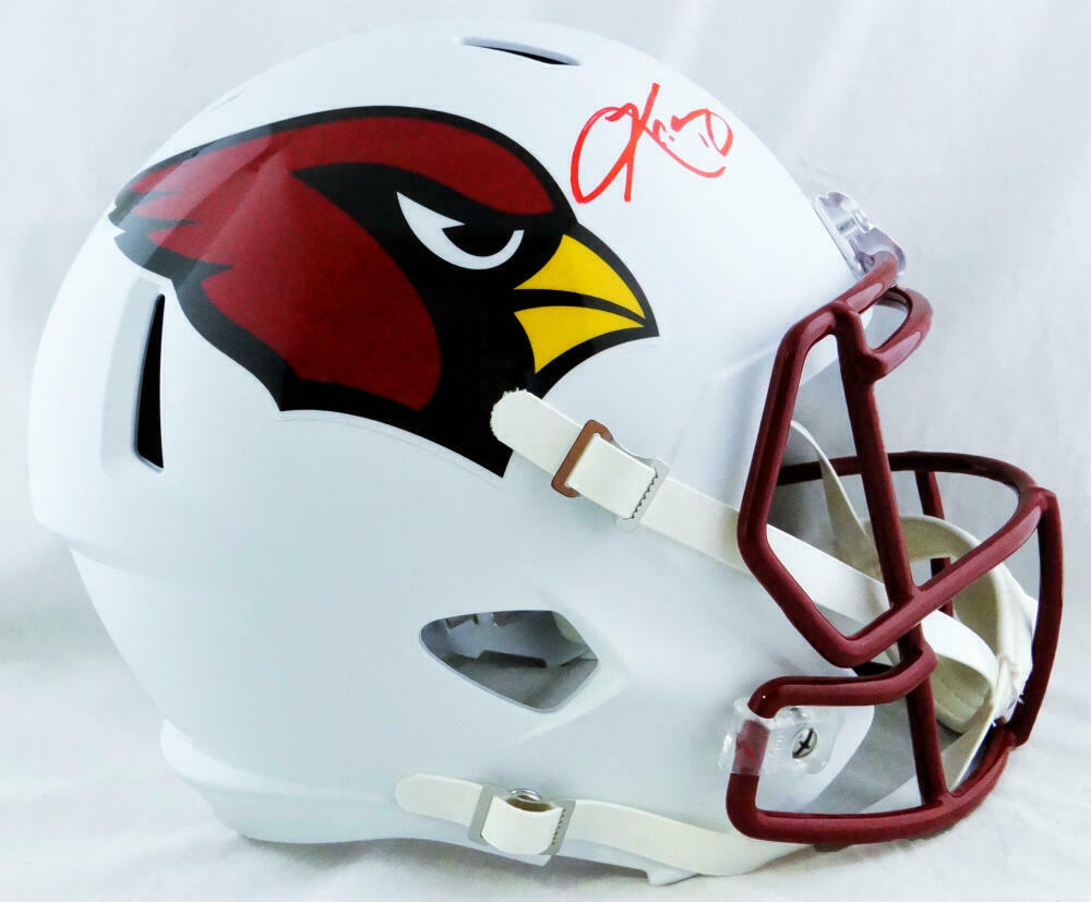 Kyler Murray Arizona Cardinals Signed F/S Flat White Helmet (BAS COA)
