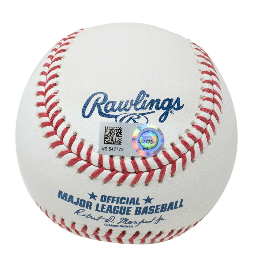 Mike Trout Los Angeles Dodgers Signed MLB Baseball The Kid MLB Hologram (JSA COA)