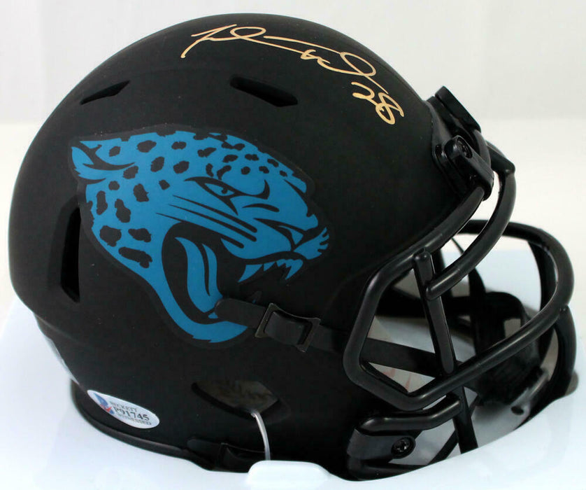 Fred Taylor Jacksonville Jaguars Eclipse Speed Mini Helmet (BAS COA)
