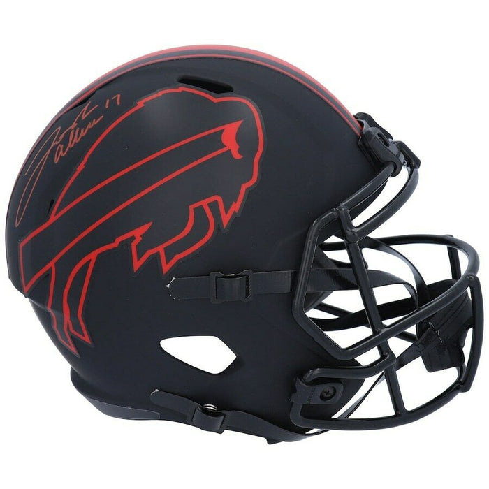 JOSH ALLEN Buffalo Bills Signed Eclipse Full Size Speed Helmet (FAN COA)