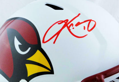 Kyler Murray Arizona Cardinals Signed F/S Flat White Helmet (BAS COA)