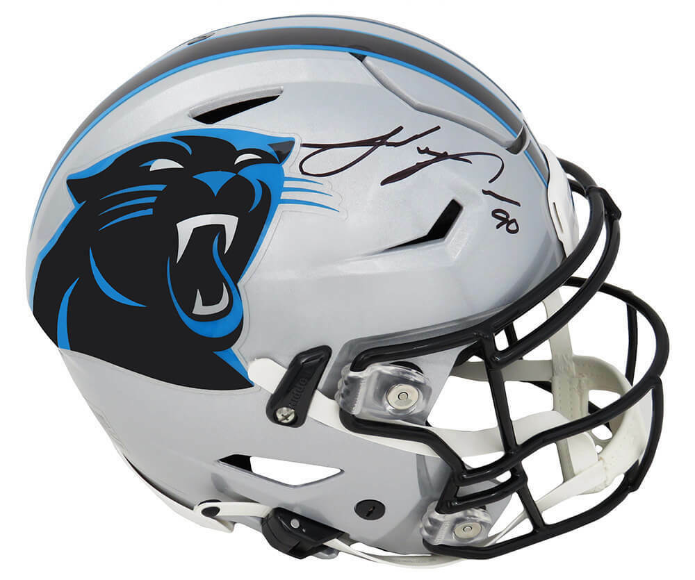 Christian McCaffrey Signed Helmet - Speed Flex FullSize BAS