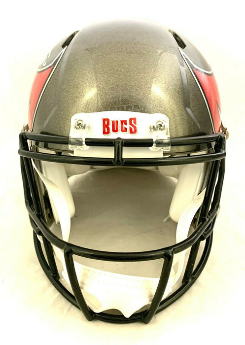 Mike Alstott Tampa Bay Buccaneers Signed Tampa Bay Buccaneers Full-sized Speed Authentic Helmet (BAS COA)