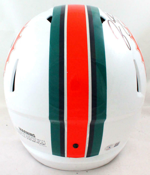 Jason Taylor Miami Dolphins F/S 97-12 Speed Replica Helmet (BAS COA)