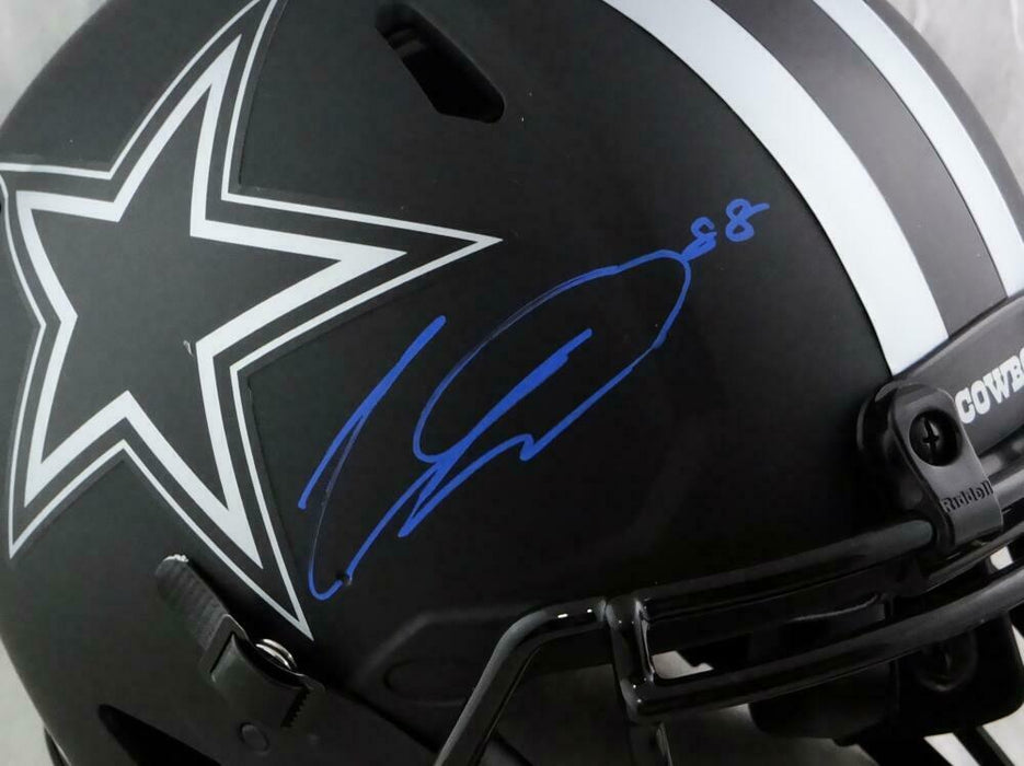 CeeDee Lamb Signed Dallas Cowboys F/S Flat White Authentic Helmet