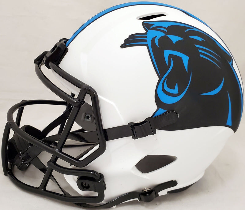 Christian McCaffrey Carolina Panthers Lunar Eclipse Full Size Helmet (BAS COA)