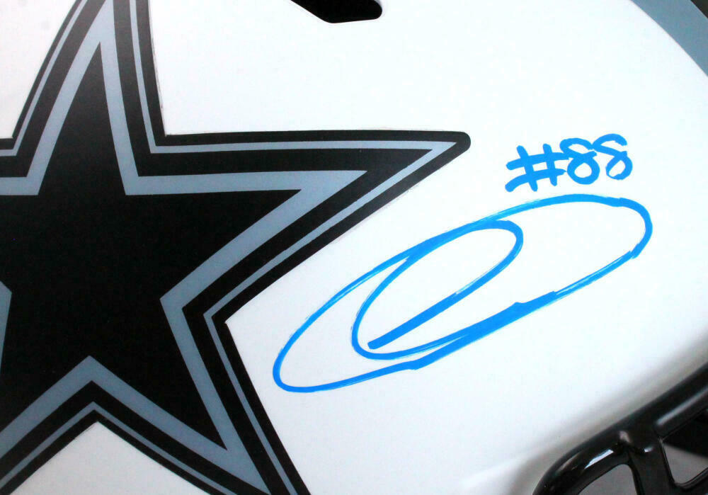 CeeDee Lamb Autographed Dallas Cowboys F/S Lunar Speed Helmet-FAN COA —  Ultimate Autographs