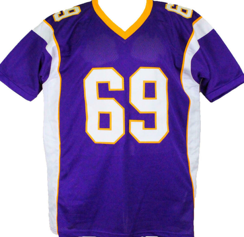 Jared Allen Minnesota Vikings Autographed Purple Pro Style Jersey- (BAS COA)