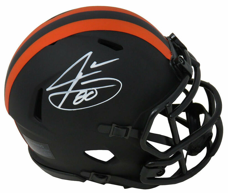 Jarvis Landry Cleveland Browns Signed Eclipse Riddell Speed Mini Helmet (SS COA)