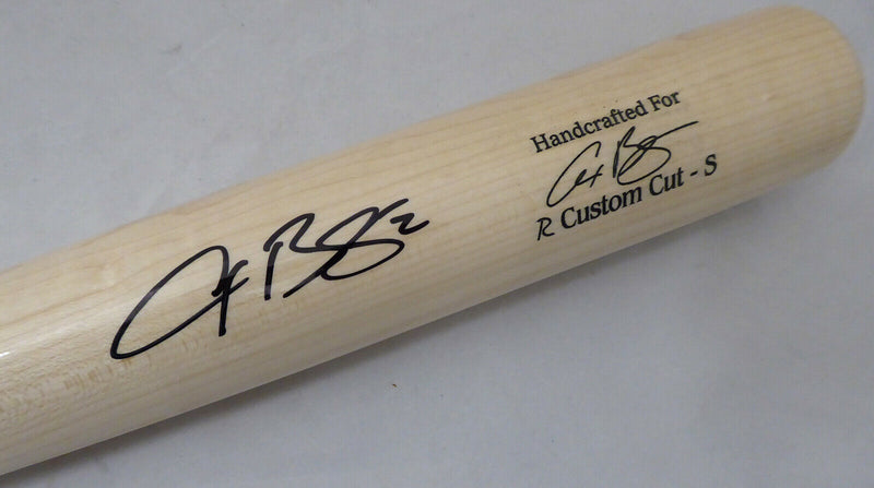ALEX BREGMAN HOUSTON ASTROS AUTOGRAPHED BLONDE MARUCCI GAME MODEL BAT 185859 (BAS COA)