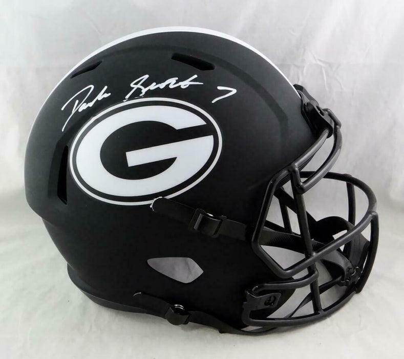 D'Andre Swift Georgia Bulldogs Signed F/S Eclipse Speed Helmet (BAS COA)
