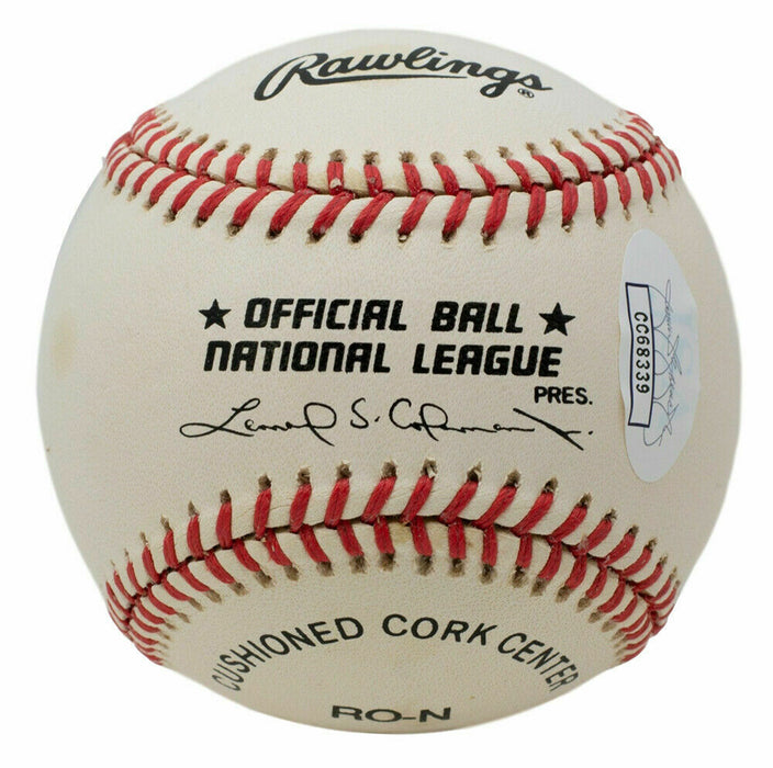 Andre Dawson Chicago Cubs Signed National League Baseball (JSA COA)