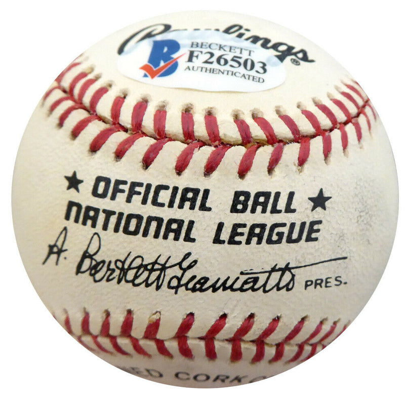 Roy Cullenbine Detroit Tigers Signed NL Baseball Tigers, Indians F26503 (BAS COA)