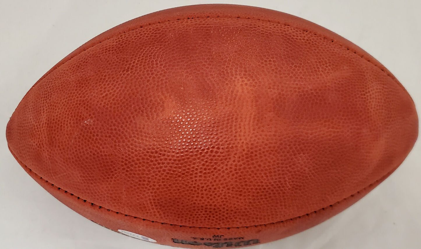 Ezekiel Elliot Dallas Cowboys Autographed Signed NFL Leather Football Y92586 (BAS COA)