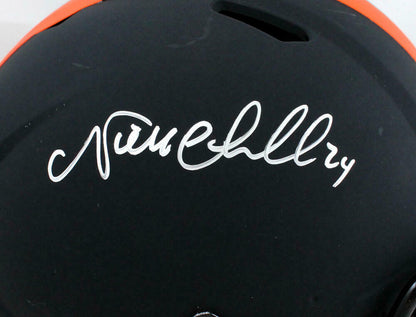 Nick Chubb Cleveland Browns Signed Authentic Eclipse F/S Helmet (BAS COA)