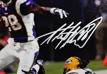 Adrian Peterson Minnesota Vikings Signed V8x10 Running PF Photo - (BAS COA), , 