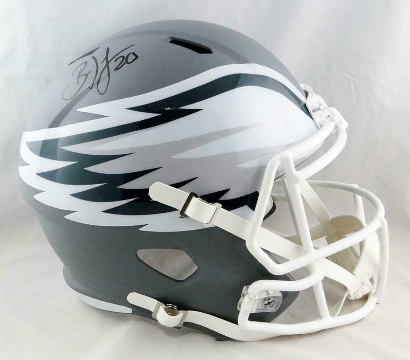 Brian Dawkins Philadelphia Eagles Signed Eagles Full-sized AMP Speed Helmet *Black (JSA COA)