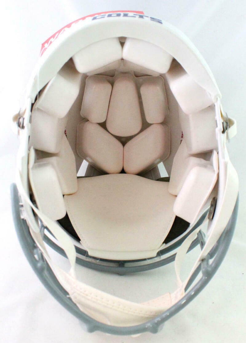 Marshall Faulk Indianapolis Colts Signed Authentic Speed 2020 FS Helmet w/ HOF (BAS COA)