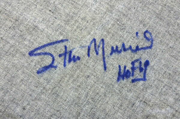 Stan Musial St. Louis Cardinals Signed Gray M&N Jersey HOF 69 Size 44 (PSA/DNA COA)