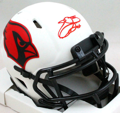 Emmitt Smith Arizona Cardinals Signed Lunar Speed Mini Helmet (BAS COA)