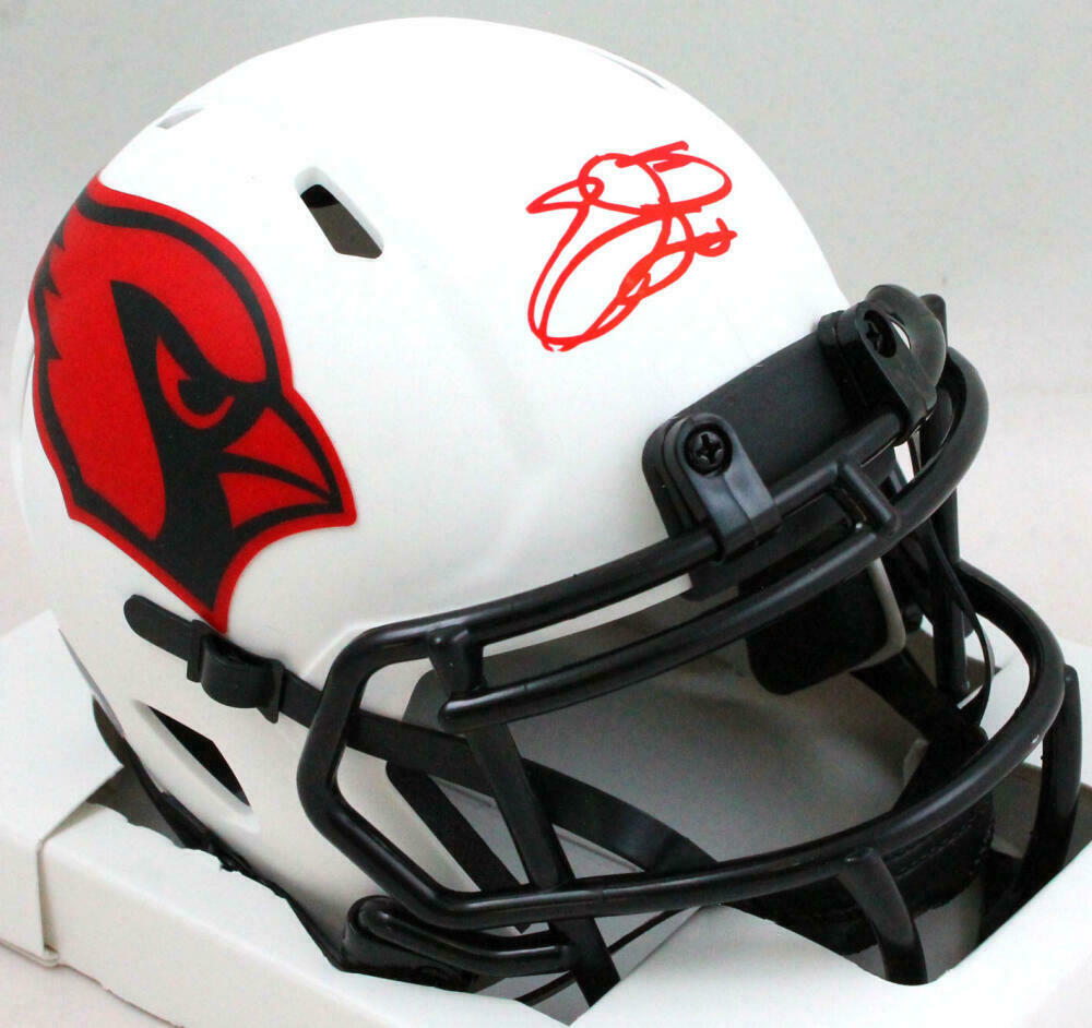 Emmitt Smith Arizona Cardinals Signed Lunar Speed Mini Helmet (BAS COA —  Ultimate Autographs