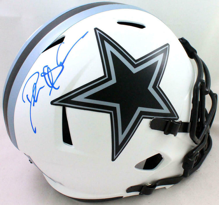 Deion Sanders Dallas Cowboys Signed Lunar Speed F/S Helmet (BAS COA)