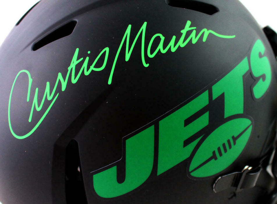 Curtis Martin New York Jets Signed Eclipse Speed Authentic Helmet (PSA/DNA COA)