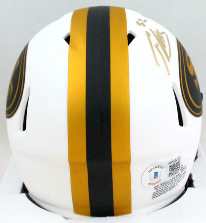 Patrick Willis San Francisco 49ers Signed SF 49ers Lunar Speed Mini Helmet (BAS COA)
