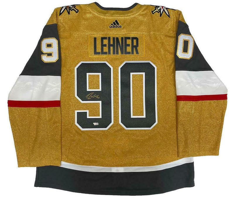 Robin Lehner Las Vegas Golden Knights Signed Authentic Adidas Gold Alternate Jersey (FAN COA)