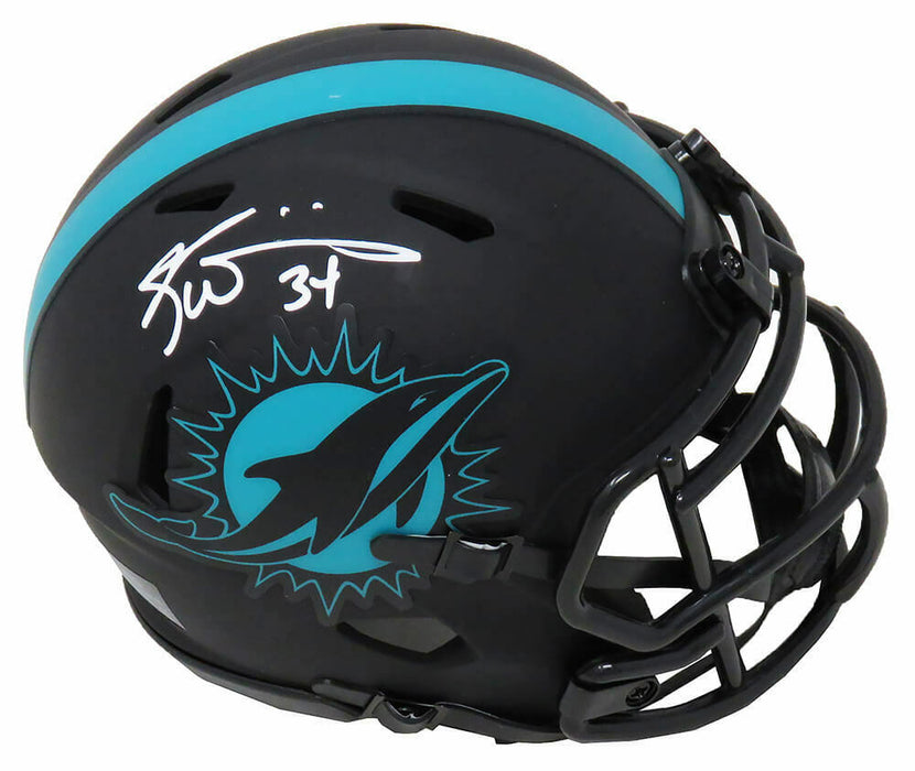Ricky Williams Miami Dolphins Signed Eclipse Riddell Speed Mini Helmet (SCHWARTZ)