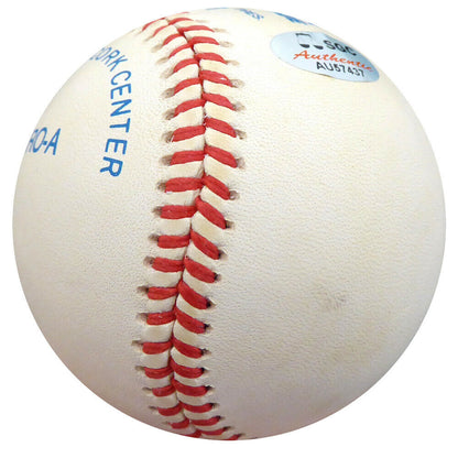 Hank Borowy New York Yankees Signed Yankees AL Baseball with "N.Y. Yankees" F26244 (BAS COA)