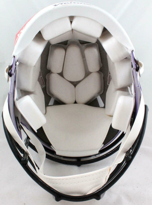 Cris Carter Minnesota Vikings Autographed Speed Authentic F/S Helmet- (JSA COA)