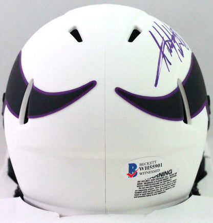 Adrian Peterson Minnesota Vikings Signed Lunar Speed Mini Helmet- (BAS COA), , 