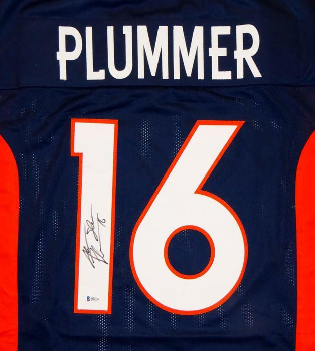 Jake Plummer Autographed Blue Pro Style Jersey (BAS COA)