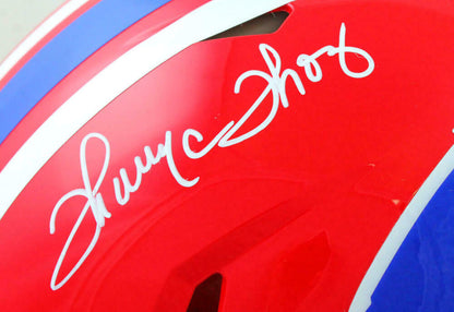 Thurman Thomas Buffalo Bills Signed 87-01 F/S Speed Authentic Helmet (BAS COA)
