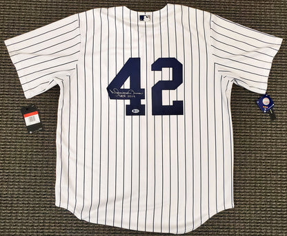 Mariano Rivera New York Yankees Autographed Nike White Jersey L "HOF 2019" 182151 (BAS COA)