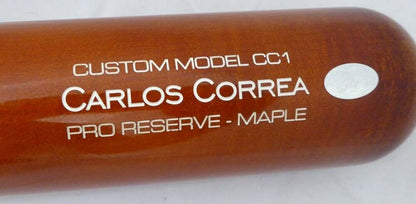CARLOS CORREA AUTOGRAPHED HOUSTON ASTROS BLACK VICTUS GAME MODEL BAT 149413 (BAS COA)