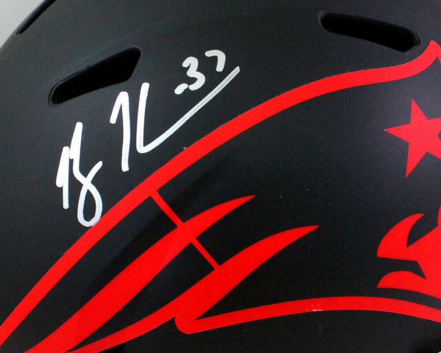 Rodney Harrison New England Patriots Autographed NE Patriots Eclipse F/S Helmet- (BAS COA)