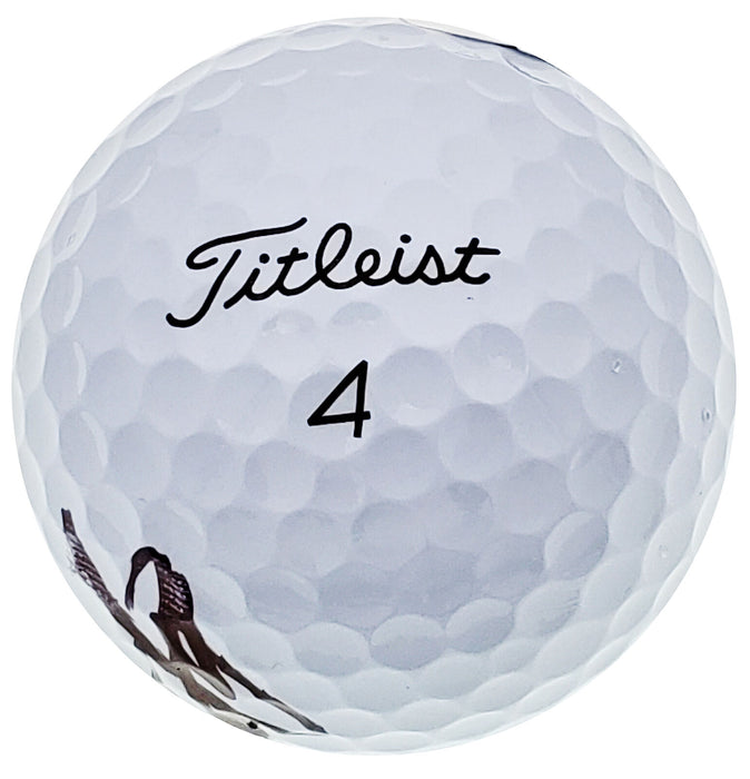 Hideki Matsuyama Autographed Masters Logo Golf Ball (Smudged) (BAS COA)