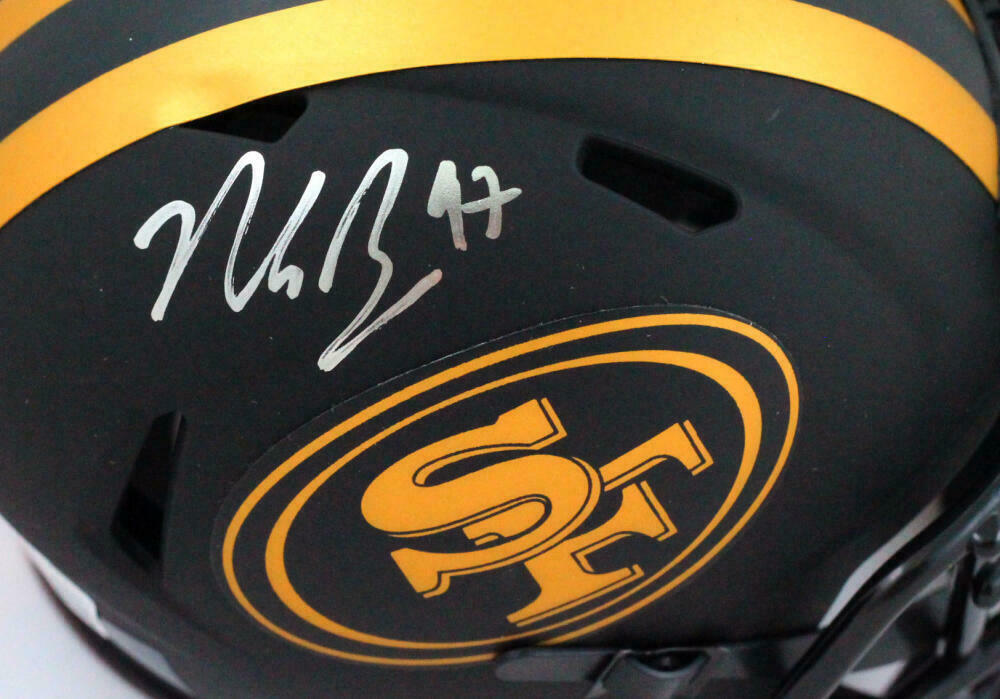 Nick Bosa San Francisco 49ers Signed San Francisco 49ers Eclipse Speed Mini Helmet *White (BAS COA)
