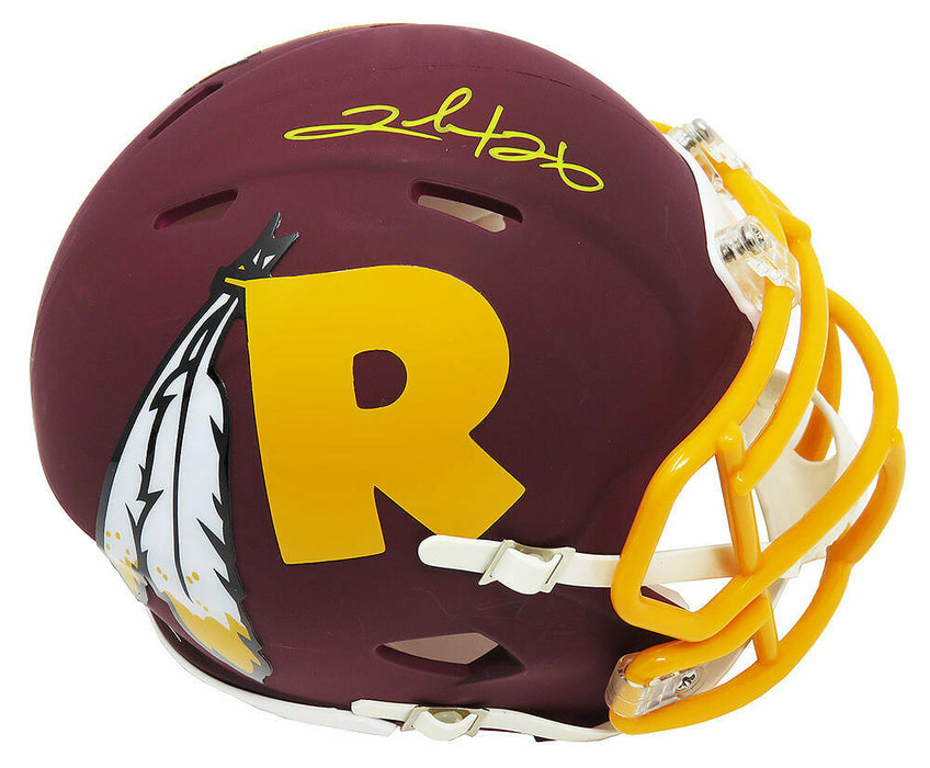 Clinton Portis Washington Redskins Signed Washington Redskins AMP Riddell Speed Mini Helmet (SCHWARTZ)