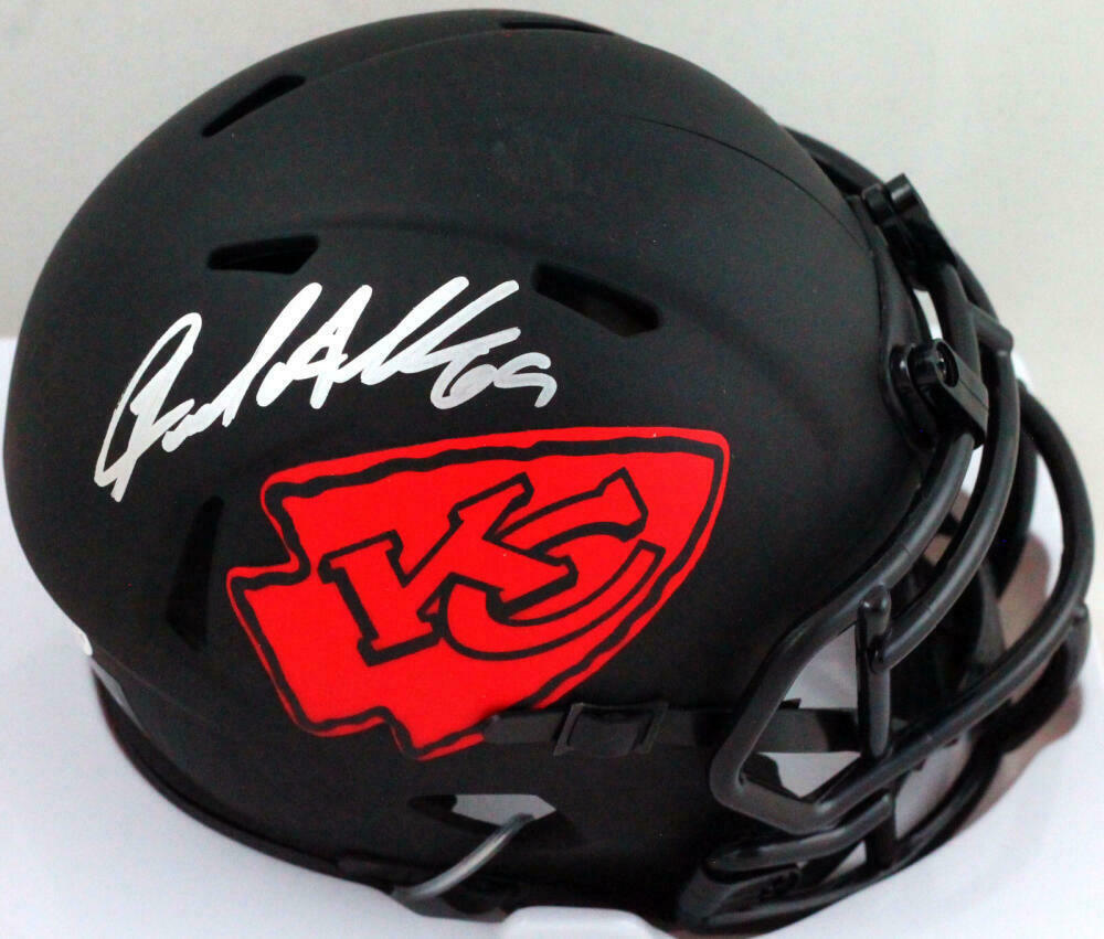 Jared Allen Kansas City Chiefs Signed Kansas City Chiefs Eclipse Mini Helmet *Silver (BAS COA)