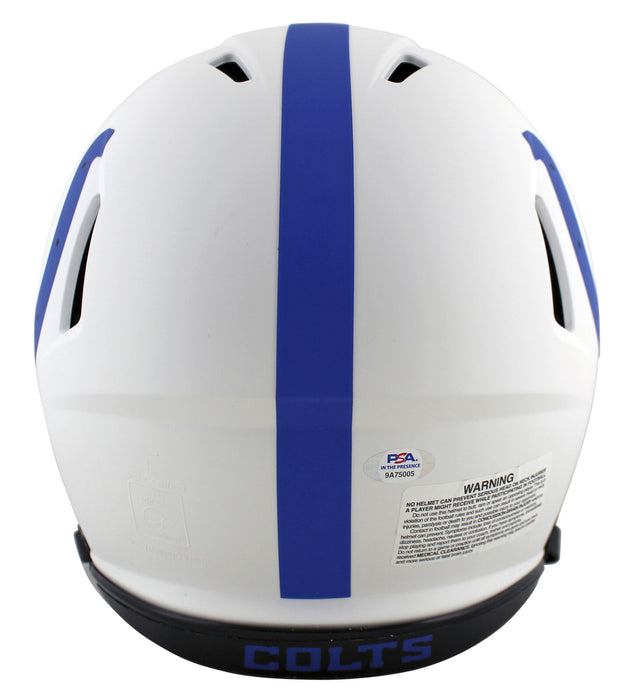 Reggie Wayne Indianapolis Colts Signed Lunar Full Size Speed Proline Helmet PSA/DNA COA (Baltimore)