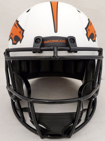 STEVE ATWATER DALLAS COWBOYS LUNAR ECLIPSE FULL SIZE HELMET QR 192617 (BAS COA)