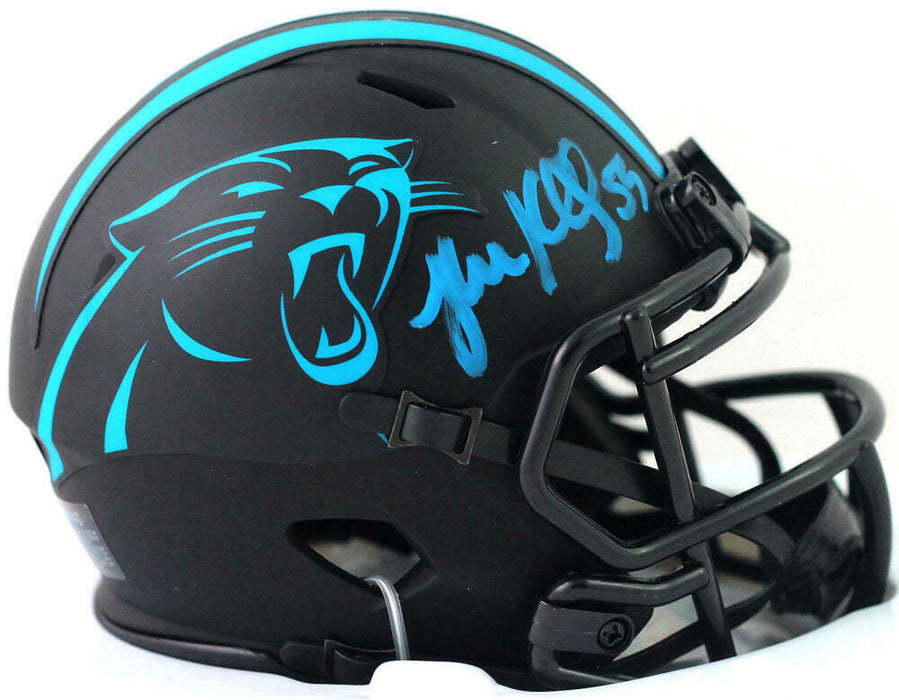 Luke Kuechly Carolina Panthers Signed Eclipse Mini Helmet (BAS COA)