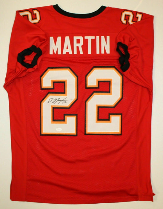 Doug Martin Autographed Red w/Orange Pro Style Jersey (JSA COA)